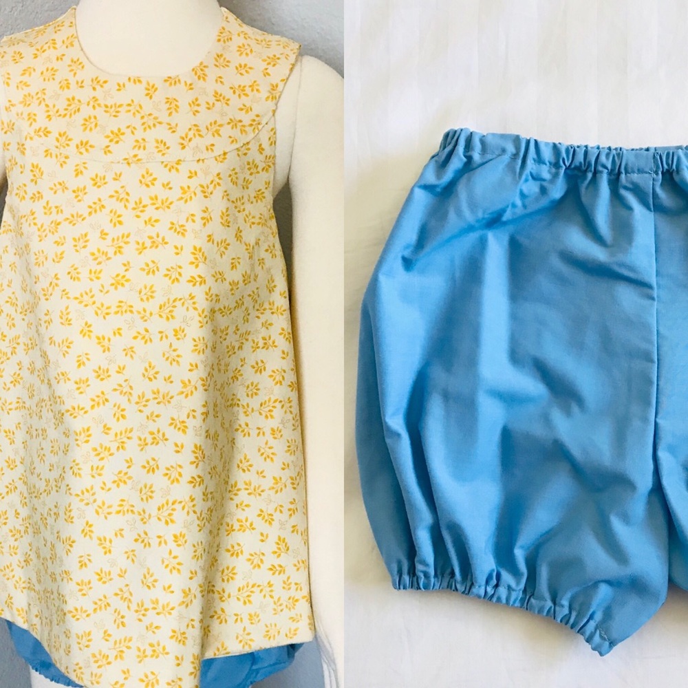 2/$25 Dress + Bloomers Set